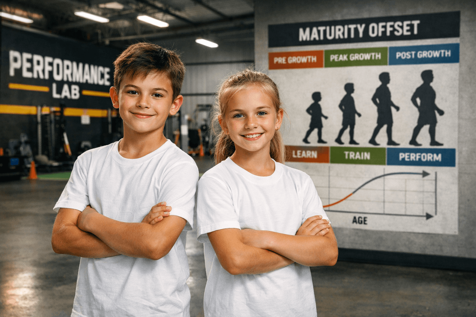Niños en el Performance Lab